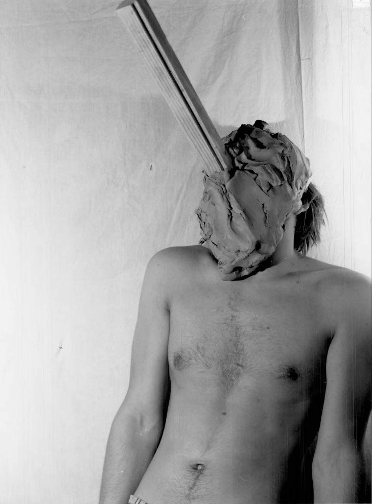 Photographs of Performance by Nevada Hardman. Drawing inspiration from Charles Ray and exploring Jackass culture and queerness